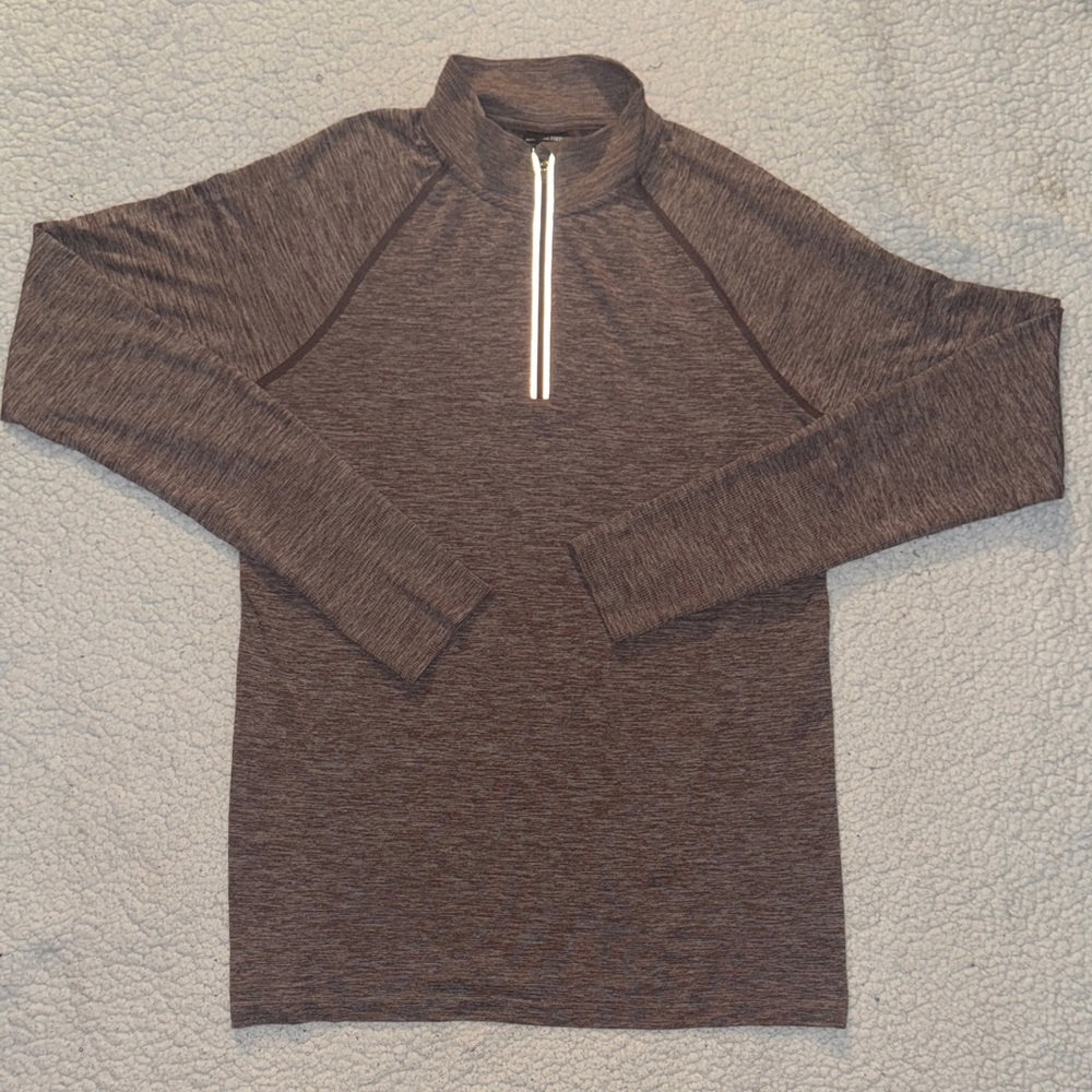 PINK Victoria’s Secret Active Maroon Quarter-Zip Pullover